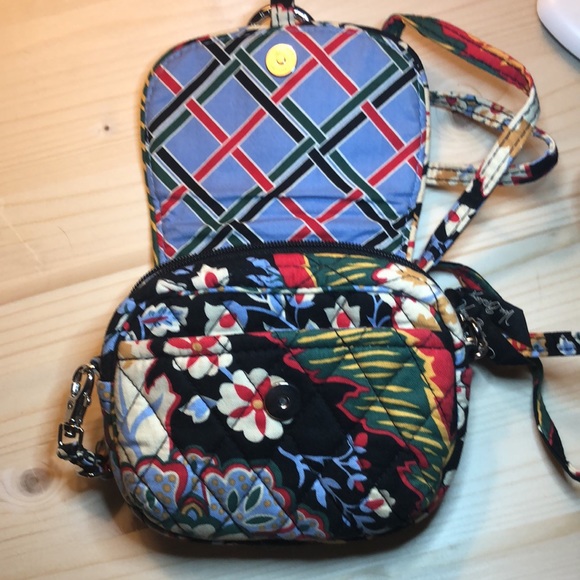 Vera Bradley EUC mini bohemian style fabric snap closure crossbody bag - Picture 3 of 6
